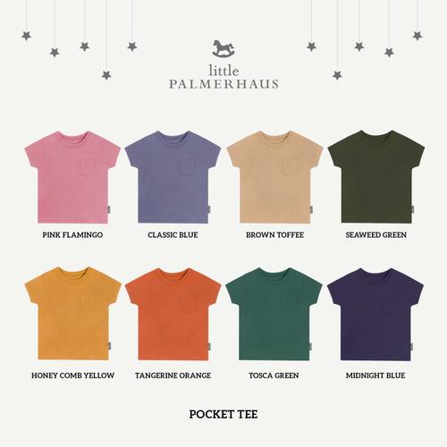 Foto Produk Little Palmerhaus - Pocket Tee (Kaos Pendek) - 4 YEARS, PINK FLAMINGO dari Chubby Baby Shop