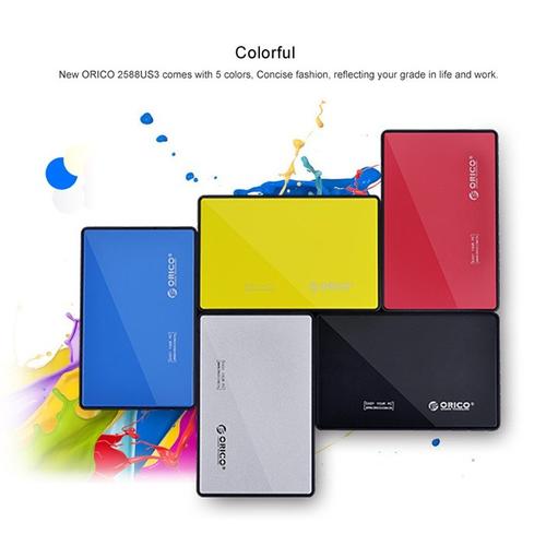 Foto Produk Orico Enclosure 2580U3 HDD SSD Casing Hard Drive 2.5 inch SATA USB 3.0 dari PojokITcom Pusat IT Comp