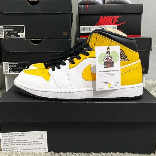 Air Jordan 1 Mid “University Gold” Men's \u0026 Women's Shoe