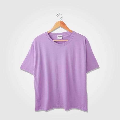 Foto Produk kaos polos bamboo wanita (basic tee/cotton bamboo) - Lilac, all size dari K_uz.clothing