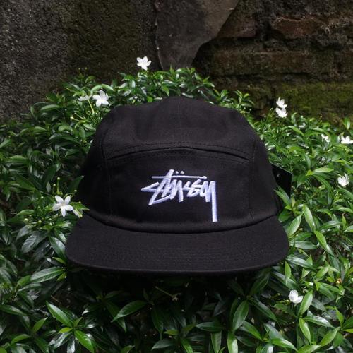 5 Panel Camp Cap Black | Topi Baseball 