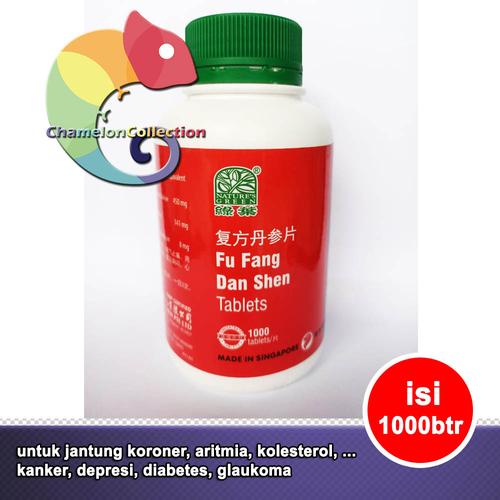 Foto Produk Fu Fang Dan Shen Pian - 1000butir untuk kolesterol, jantung koroner, a dari Chamelon Collection