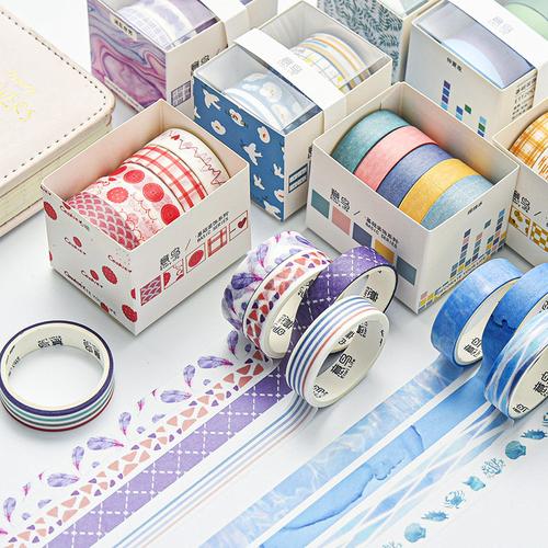 Foto Produk Masking Tape Set 5pc Etory Life Assorted - Selotip Unik - Selotip Lucu dari Pinkabulous