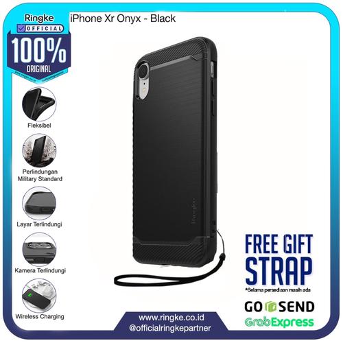 Foto Produk Rearth Ringke iPhone Xr (6.1) Onyx - Black dari Official Ringke Partner