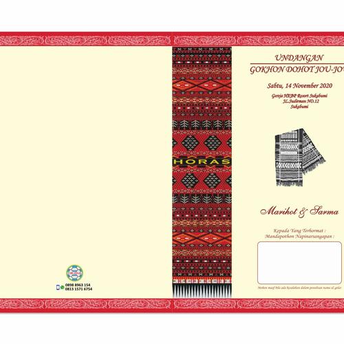 Jual Kartu Undangan Pernikahan Motif Batak - Jakarta Pusat - CV. EBEN