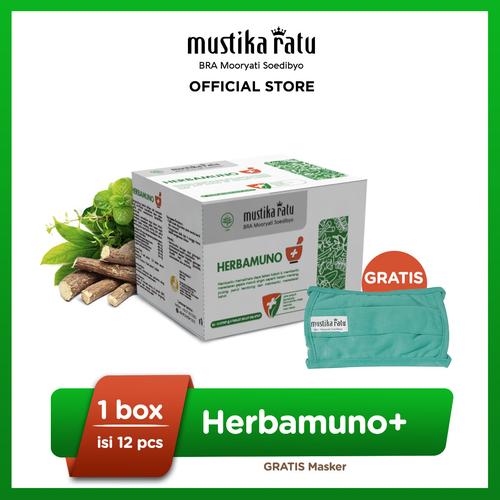 Foto Produk Herbamuno+ Immune Modulator 12 Strip Free Mask dari Mustika Ratu