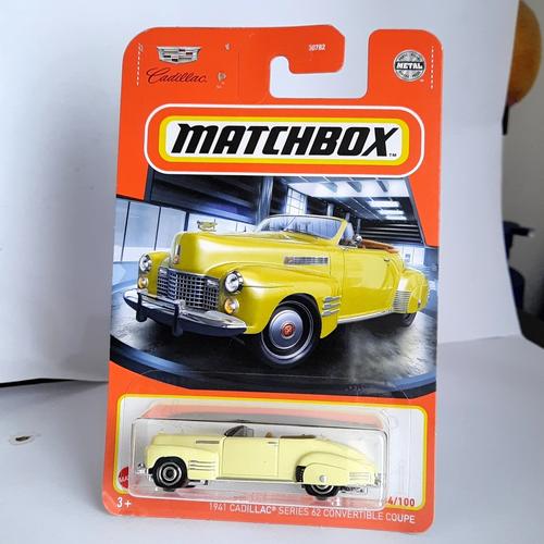 Matchbox 1941 Cadillac Series 62 Cabrio – Modellauto Im Retro-Design, Kurze Karte, Sammlerstück