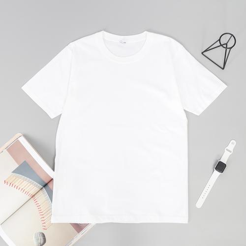 Gambar Kaos Polos Katun Premium 24s - Warna Putih Netral - XS dari AJR DISTRIBUTOR Jakarta Barat Tokopedia