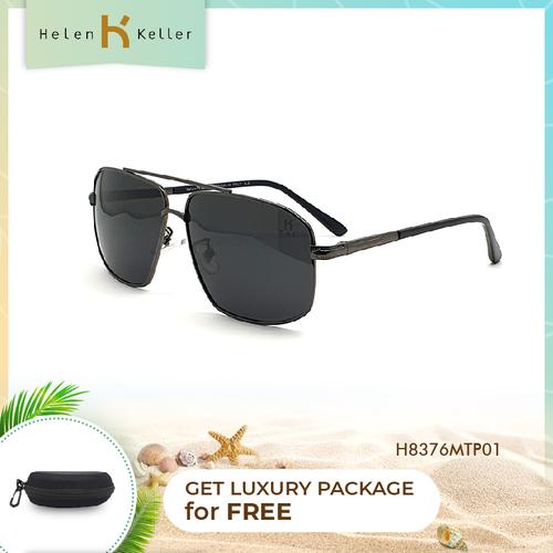 Foto Produk HELEN KELLER-Kacamata Hitam-Sunglasses Pria-anti UV-H8376MT-P01-Black dari Helen Keller Official