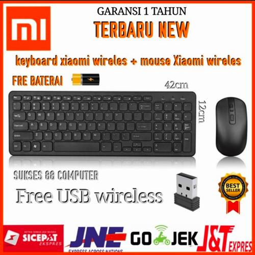 Foto Produk Xiaomi Mi Wireless Keyboard and Mouse Set Combo GKM520 Keys Fullsize - Hitam dari ACC COMPUTER 22