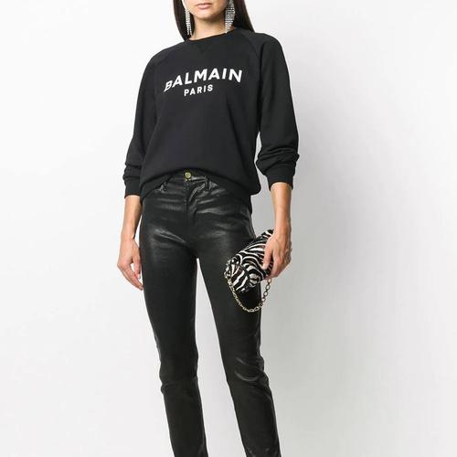 Jual Balmain Sweatshirt logo Black 
