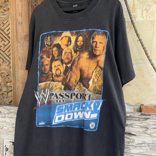 Jual KAOS VINTAGE WWE - PASSPORT TO 
