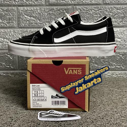 Gambar Vans Sk8 Low Original Black White Original BNIB - 37 dari Suplayer Sneakers Jakarta Barat Tokopedia