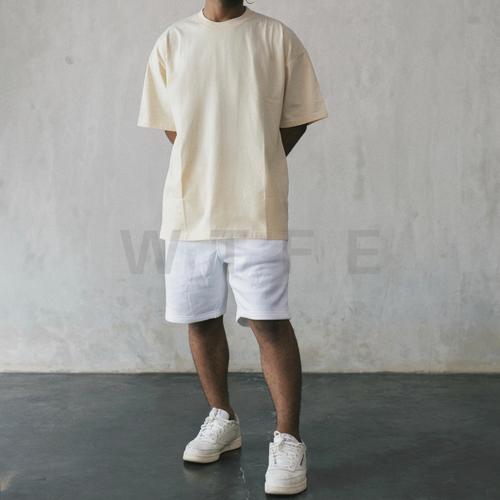WTFE Oversized T-shirt Light Yellow 