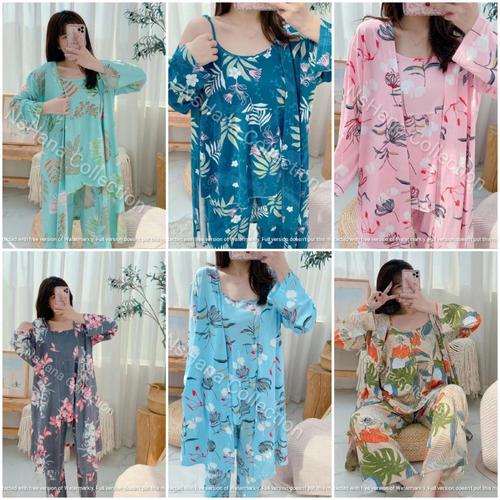 Jual piyama import / piyama set premium / baju tidur kaos organik ...