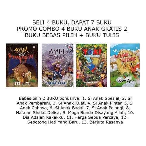 Foto Produk Promo Combo 4 buku Anak Bergambar dapat 7 buku dari tokobukutereliye