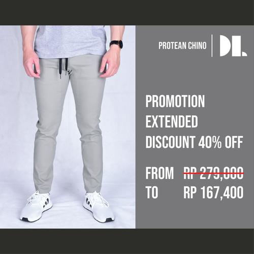 Gambar Long Chino Pants | Celana Kasual | DxL | Protean Chino French Grey - 30 dari DXL Co Kota Bandung Tokopedia