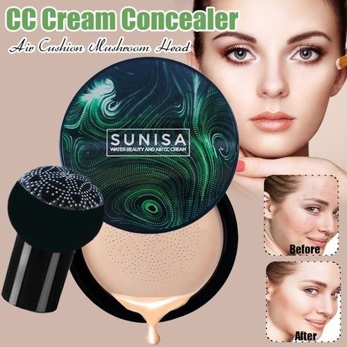 Foto Produk SUNISA Mushroom Head Air Cushion BB CC Cream Moisturizing Foundation dari Bursa Cosmetik Murah