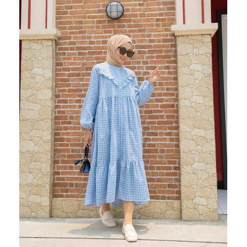 Jual Hayya Midi Dress / Ankle Gingham 
