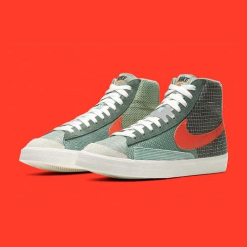 nike blazer mid 77 patch green