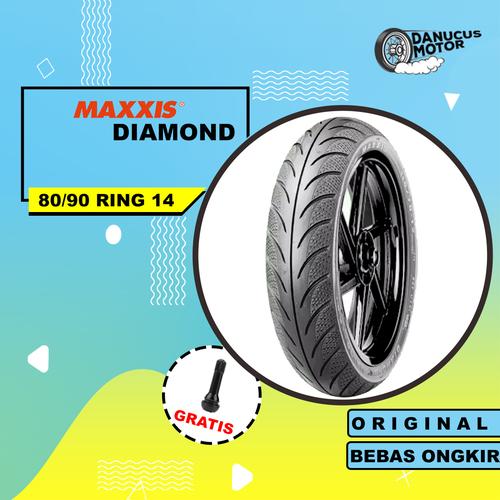 Foto Produk BAN TUBELESS MAXXIS DIAMOND MOTOR MATIC 80/90 RING 14 dari danucusmotor