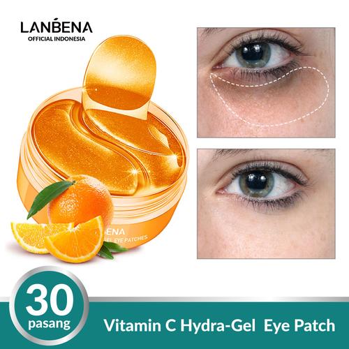 Promo [BPOM] LANBENA Vitamin C Hydragel Eye Patches Mencerahkan (60