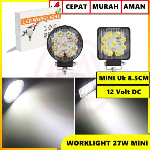 Foto Produk WORKLIGHT LAMPU TEMBAK MOBIL LED 27 WATT HIGH QUALITY - BULAT dari Modifikasi Market