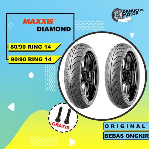 Foto Produk Paket Ban Motor Matic // MAXXIS DIAMOND MA-3DN 80/90 - 90/90 Ring 14 dari danucusmotor
