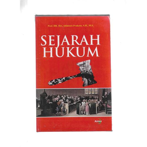 Foto Produk SEJARAH HUKUM-AWJ -UR dari Toko Buku Uranus