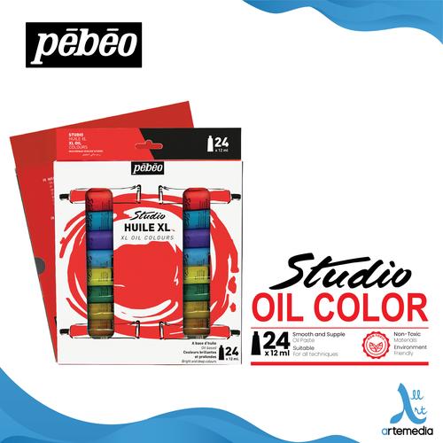 Gambar Cat Minyak Pebeo Studio Oil Paint 24x12ml Tube Set dari Artemedia Shop Kota Bandung Tokopedia