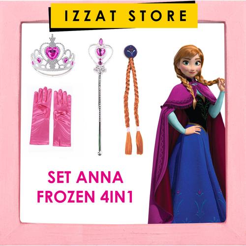 Foto Produk Set Mahkota Frozen Elsa Anna 4 in 1 dari UMKM IZZAT STORE