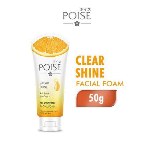 Foto Produk Poise Facial Foam Clear Shine 50 gr dari Wings Official Store