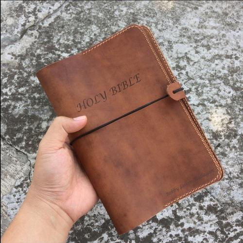 Gambar COVER ALKITAB / ALQURAN KULIT ASLI - NATURAL, dibawah 22x14x4 dari Babel_Leathercraft Kota Madiun Tokopedia