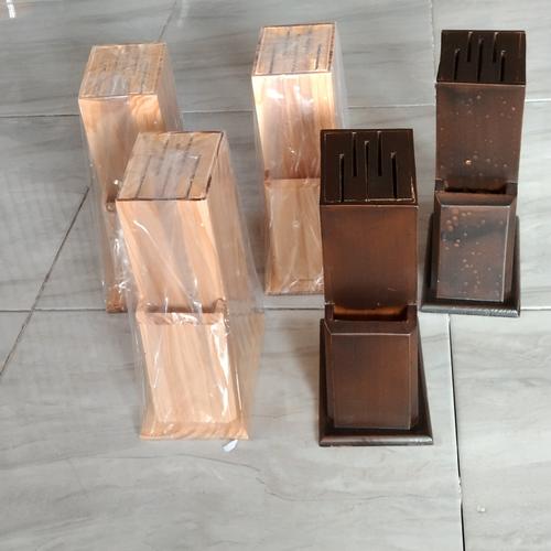 Foto Produk Tempat Pisau / Wadah Pisau dari Kayu Pinus dari el_artgallery