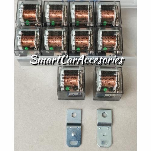 Jual Relay Rilay Rilai Relai Relei Transparan 87a 5 kaki 12 Volt