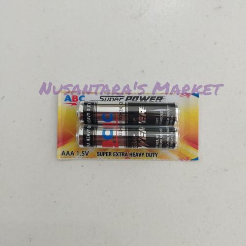 Jual Baterai ABC Super Power R03/AAA isi 2 pcs 1.5V - Kab. Tangerang ...