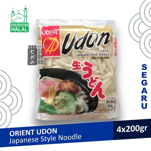 Promo Orient Udon Halal Japanese Style Noodle Family Pack 4x200 Gr