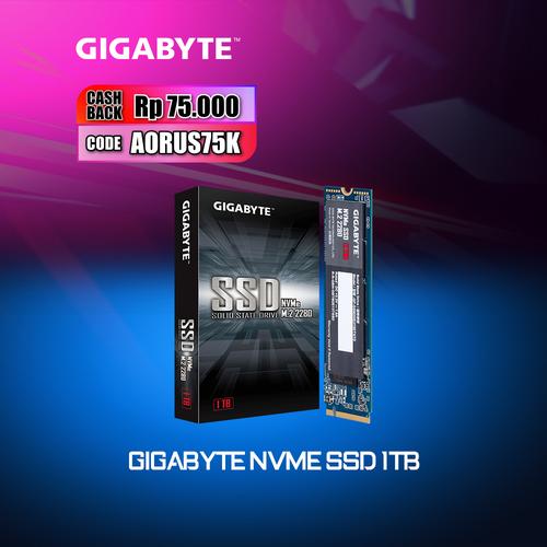 Foto Produk Gigabyte SSD NVMe Gen 3 x 4 1TB dari Myclub