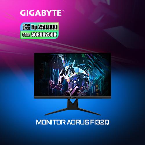 Foto Produk Gigabyte AORUS FI32Q Gaming Monitor dari Myclub