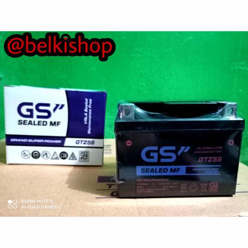 Foto Produk Aki Motor Beat,Vario 110,Revo,Fino,Mio Soul GT GS GTZ5S MF dari belki shop