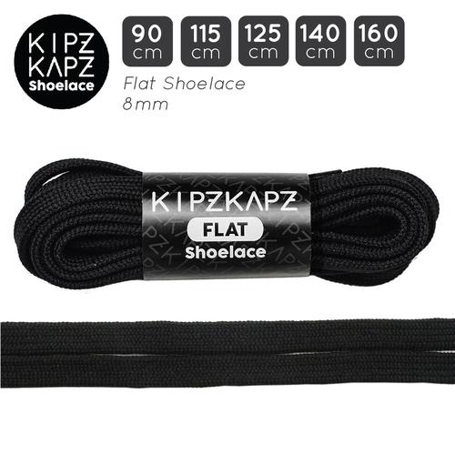 Gambar Kipzkapz F1 BLACK 90cm 115cm 140cm 160cm Tali Sepatu Pipih Flat Hitam - 90cm dari KipzKapz Jakarta Pusat Tokopedia