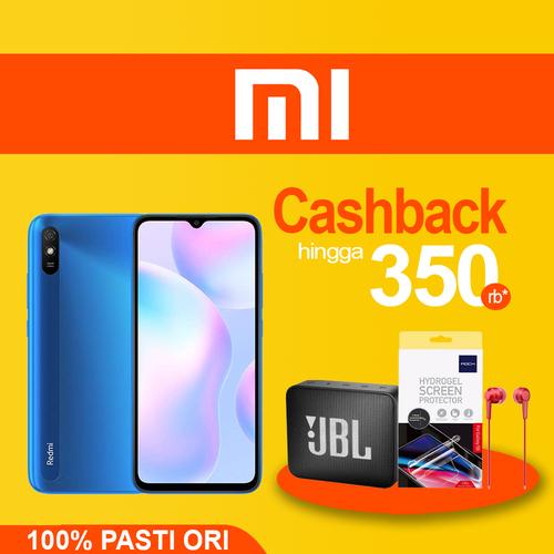 Foto Produk Xiaomi Redmi 9A 2/32GB / 32 GB Black Green Blue Garansi Resmi 1 Tahun - 2/32, Non Bundle dari Dewa Ponsel Rakyat