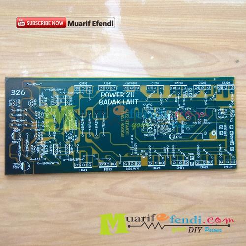 Jual PCB Power Amplifier NKRI Badak LAUT Bostrap 2U 20cm SUB LOW 326