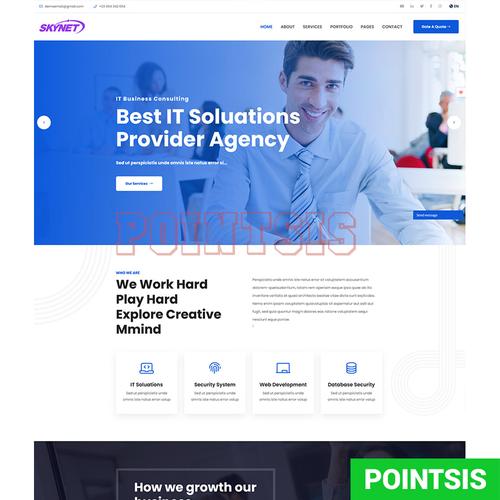 Foto Produk Source Code Web Bisnis Company Profile Dengan CMS Full Laravel dari pointsis