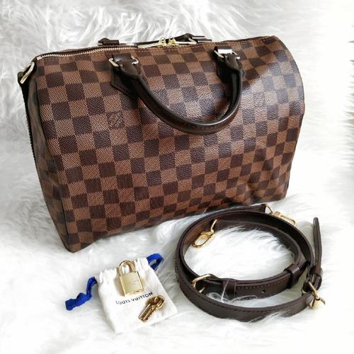 Jual Louis Vuitton LV speedy bandouliere 30 damier ebene - Kota Surabaya -  gleecious bags (PM) | Tokopedia