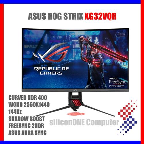 Foto Produk ASUS XG32VQR ROG STRIX WQHD 32" 144Hz HDR400 dari silicon ONE Computer