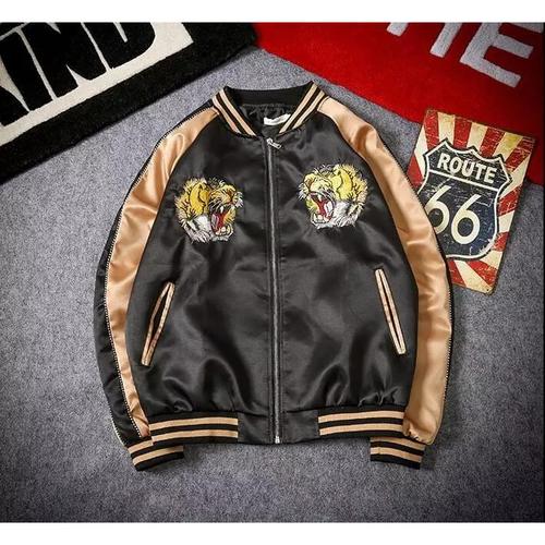 Gambar Jacket Sukajan Japan Tiger X-Urband Original A096 - Cream, XS dari X-Urband Official Kab. Bandung Tokopedia