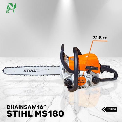 Jual Chainsaw STIHL MS 180 komplit bar 