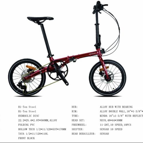 Jual Sepeda Lipat Racello Nobit 16 inch 