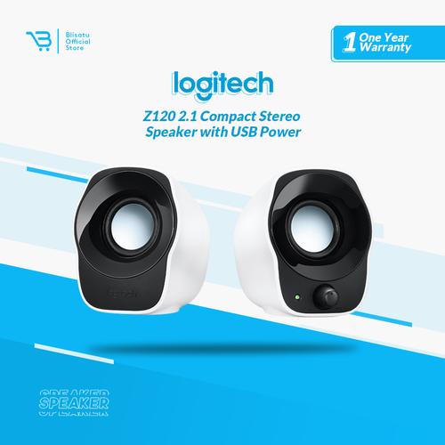 Foto Produk Logitech Z120 Stereo Speaker Putih dari BLISATU